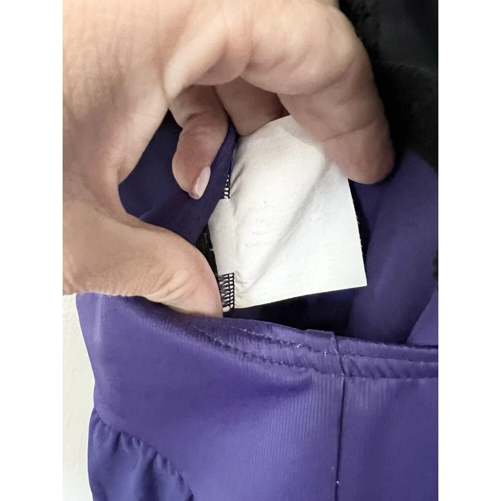 Miraclesuit Aurora Swim Dress Swimsuit Size 18 Purple 3X  Ruching Slimming